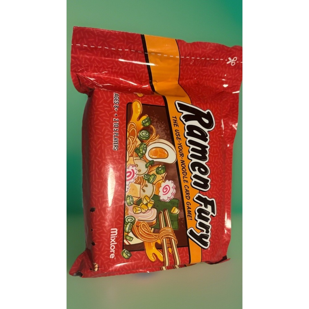 Ramen‎ Fury Card Game  Ages 8 & UP   2 to 5 Players Strategy FUN